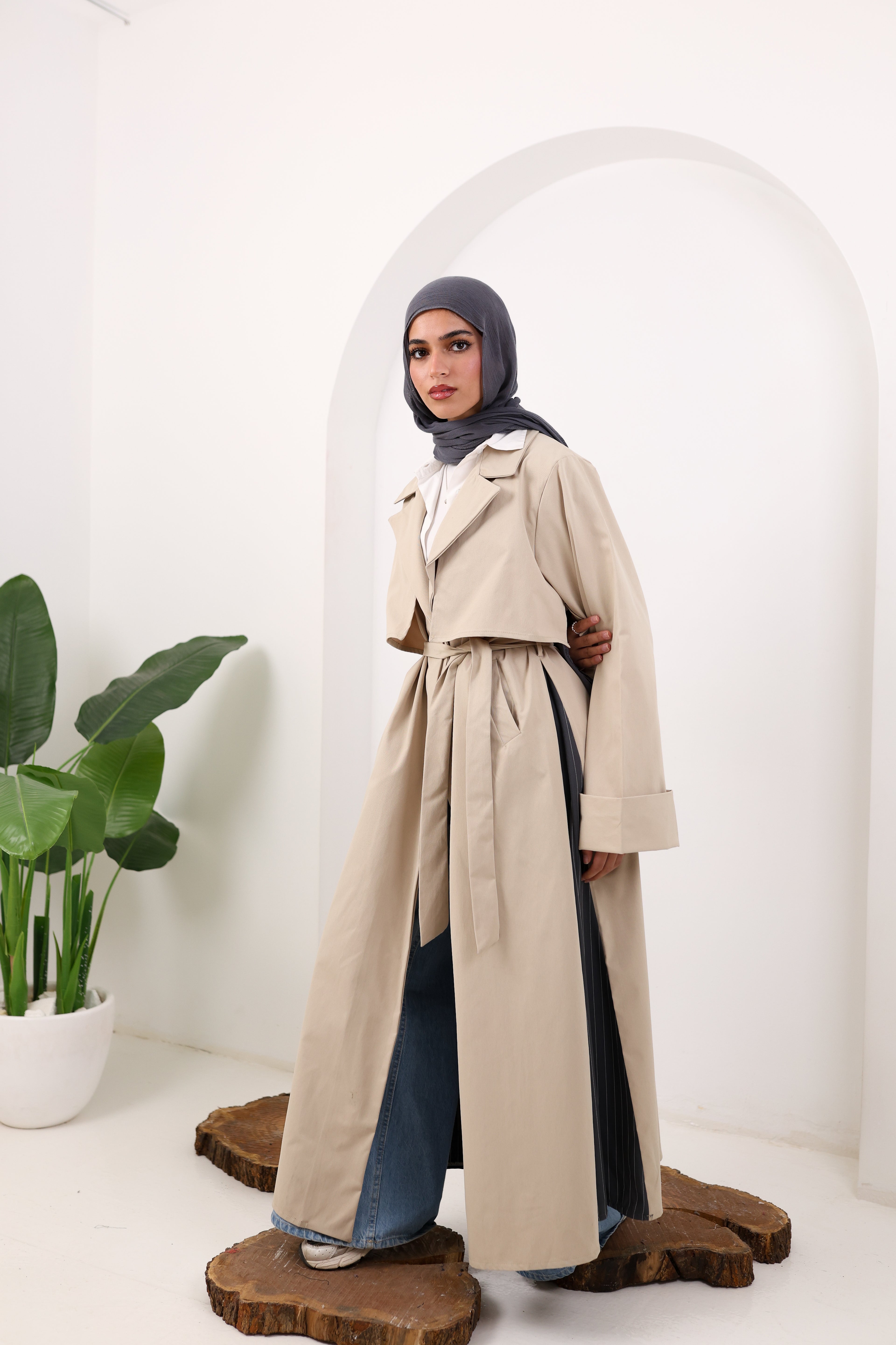 Desert Calm trench Coat
